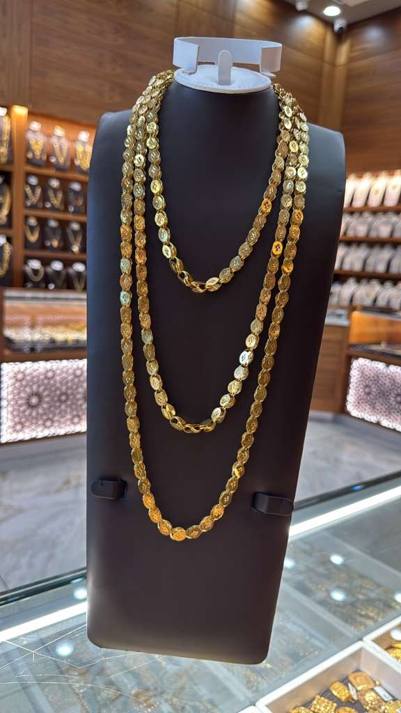 21K Gold Long Necklace - SW30494